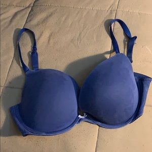 Blue Victoria’s Secret Plunge Bra